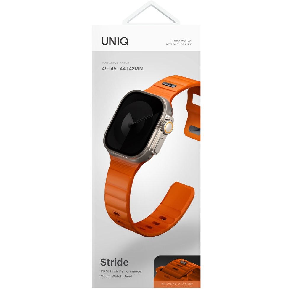 UNIQ Watch 45 mm Stride FKM Silikon Kordon