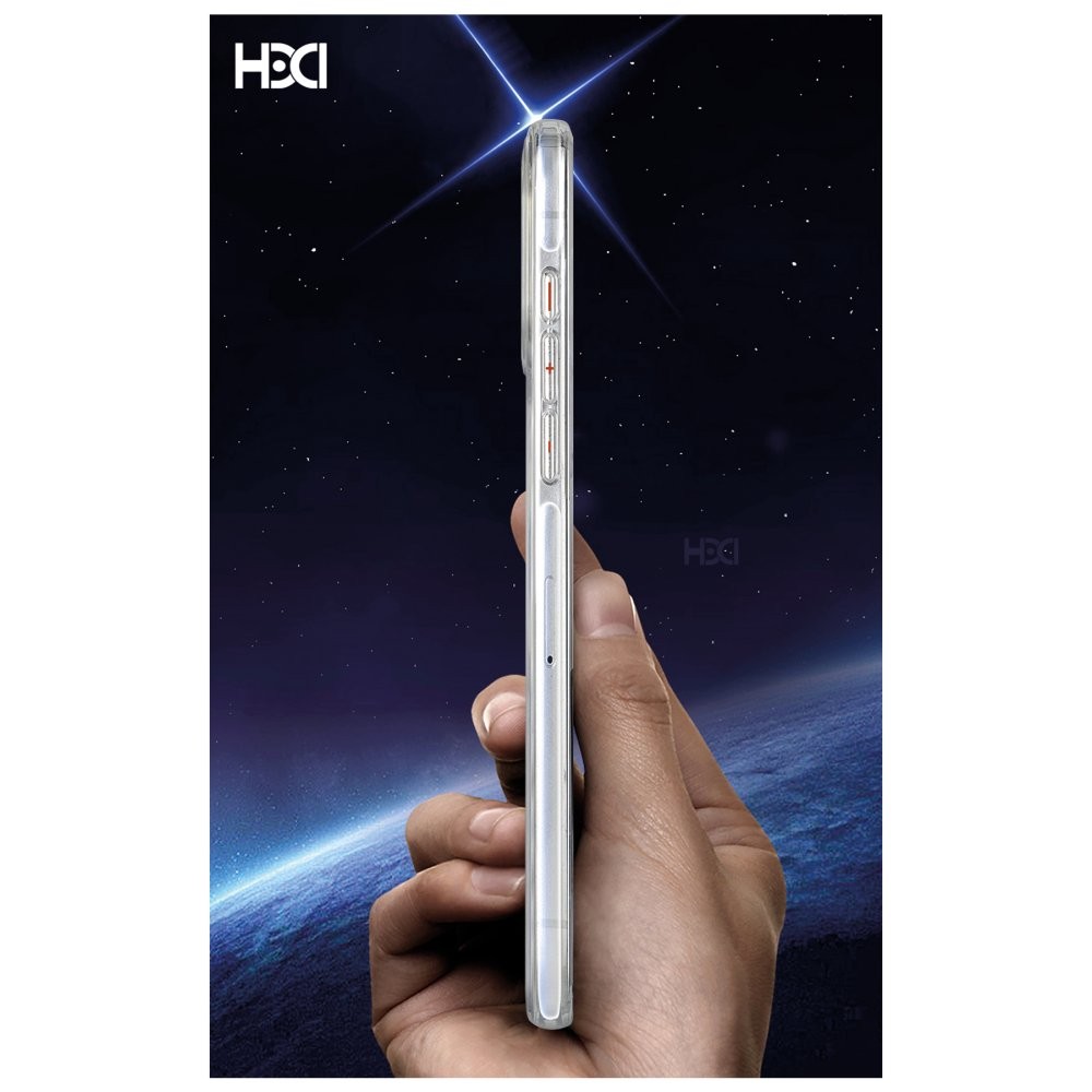 HDD iPhone 16 Pro Max HBC-273 PC 2.0 Diamond Şeffaf Magsafe Kılıf - Şeffaf