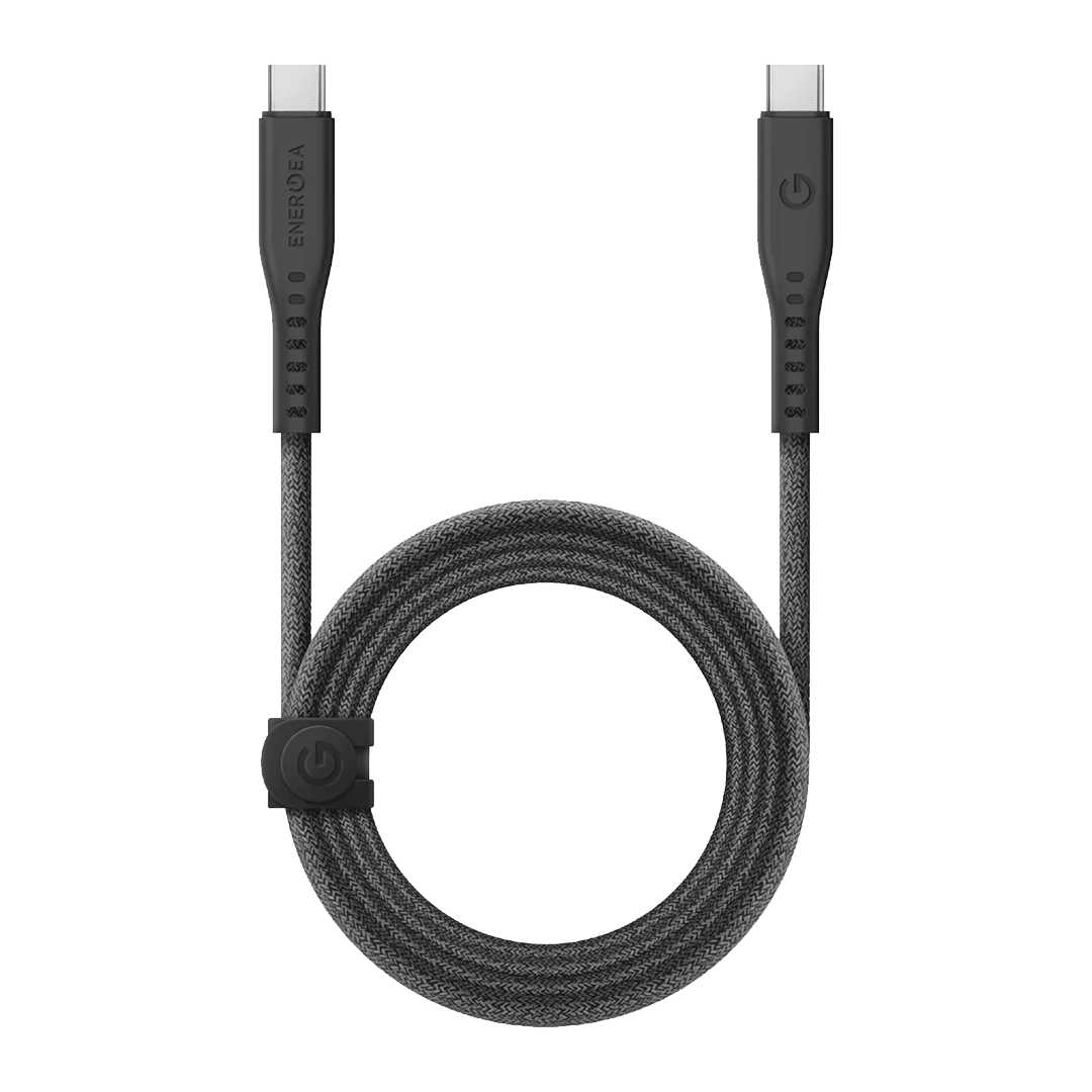 ENERGEA Flow 3M 240W Type-C to Type-C PD Hızlı Şarj Kablo - Siyah