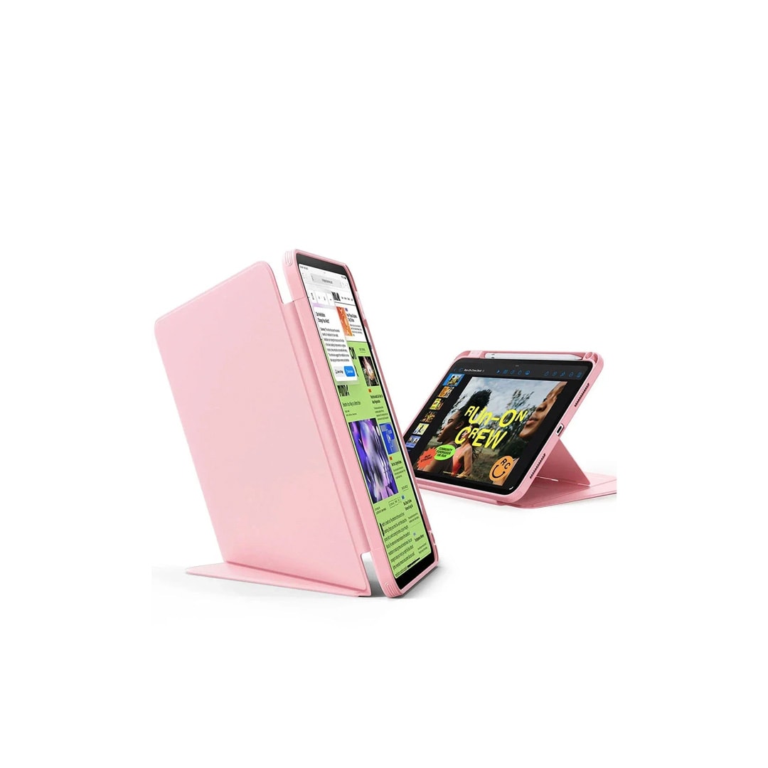 ESR iPad 2025 10.9 (10.nesil) Flip Manyetik Tablet Kılıfı - Pembe