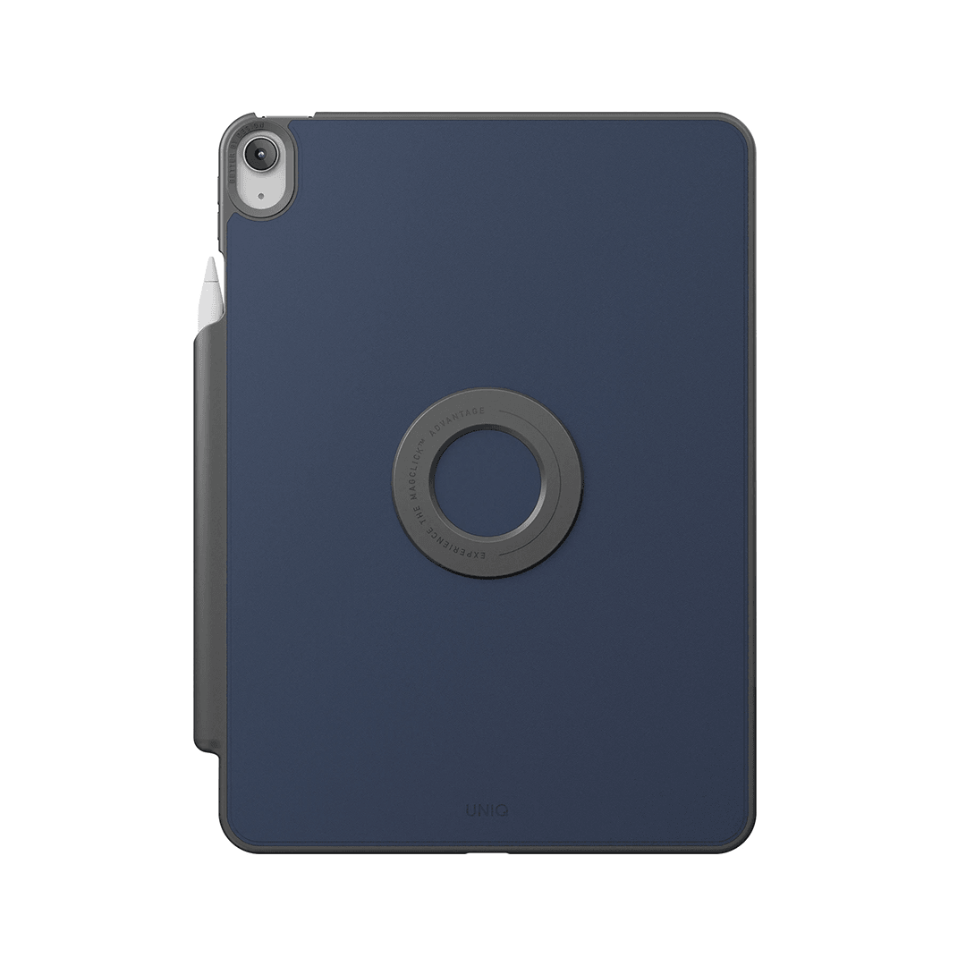 UNIQ iPad Air 11 (2024) Rovus Snapmount 360 Derece Dönebilen Manyetik Tablet Kılıf