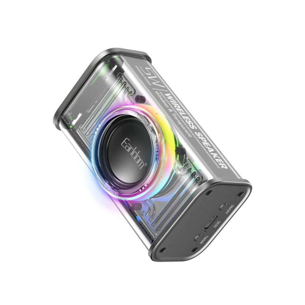 EARLDOM A31 RGB Işıklı Bluetooth 5.1 Kablosuz Hoparlör - Beyaz
