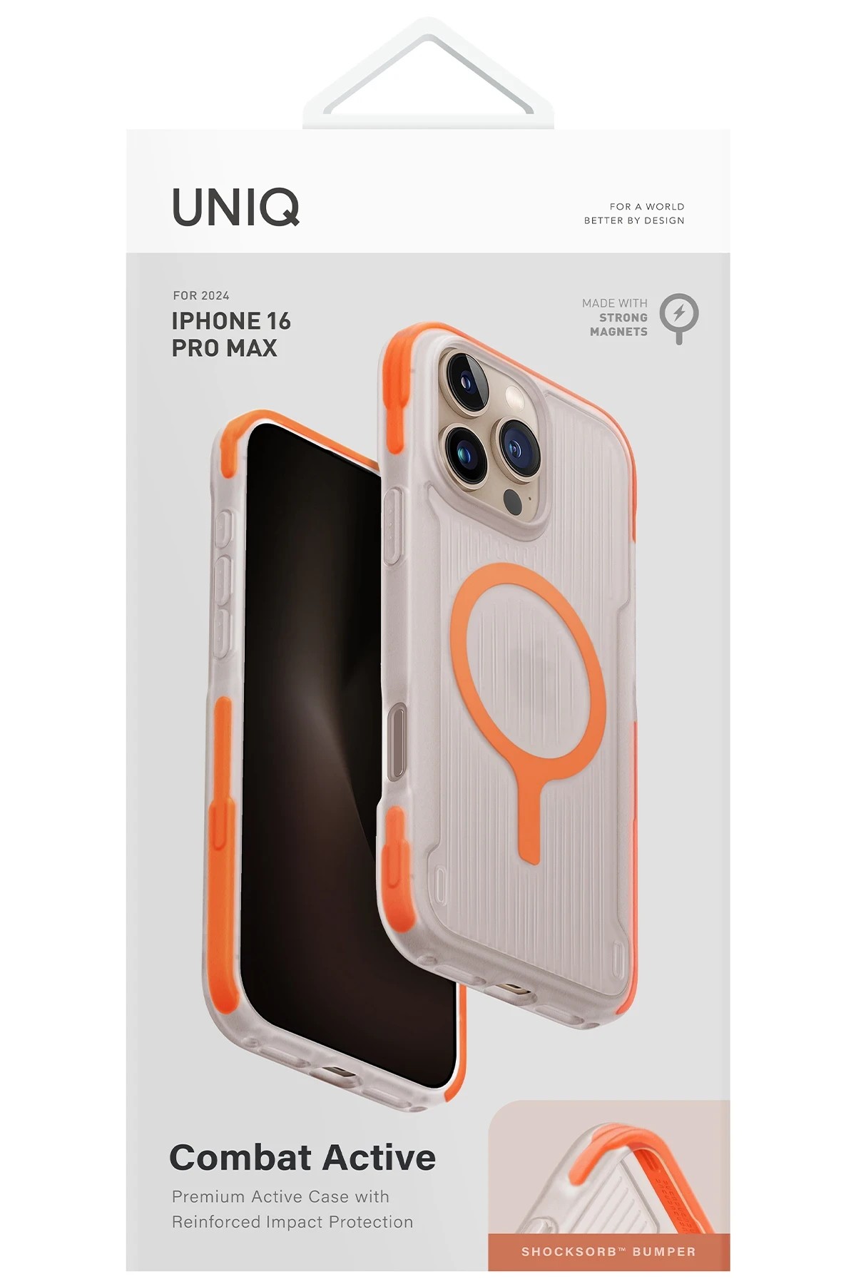 UNIQ iPhone 16 Pro Max Combat Active Magsafe Kılıf