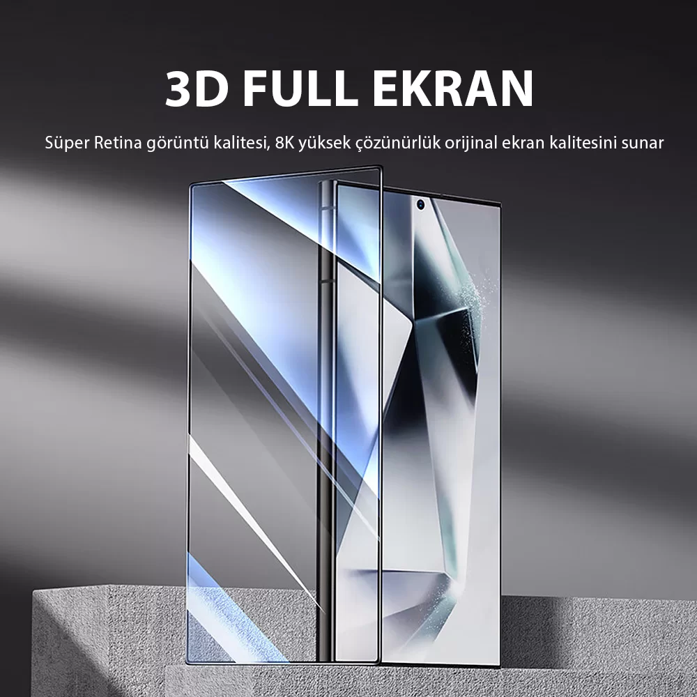 LITO Samsung S24 Ultra Ekran Koruyucu 0.25 mm Ultra İnce Full Yapışkanlı