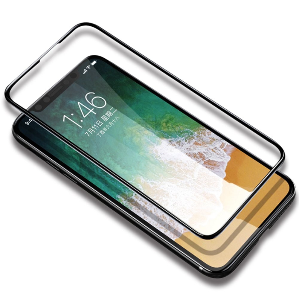 YESIDO iPhone 16 Pro Max Yesido 5D Cam Ekran Koruyucu - Siyah
