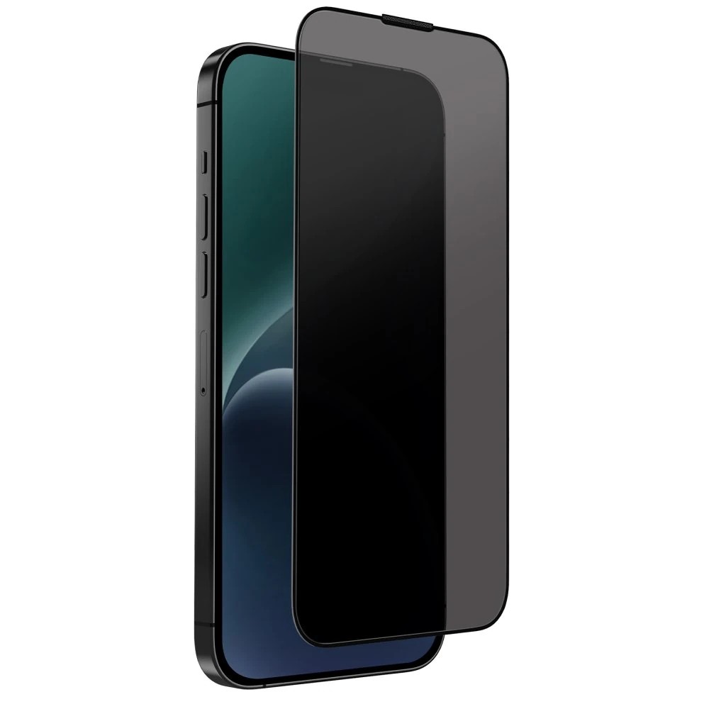 UNIQ iPhone 16 Plus Optix Hayalet Cam Ekran Koruyucu - Siyah