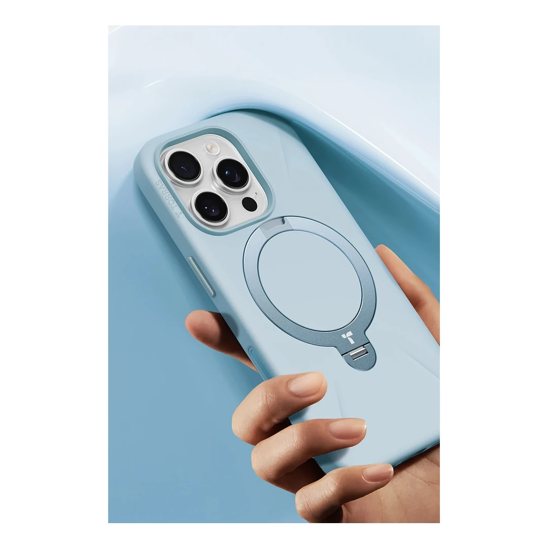 TORRAS iPhone 16 Pro Max O Stand Spin Silicone Serisi Magsafe Kılıf