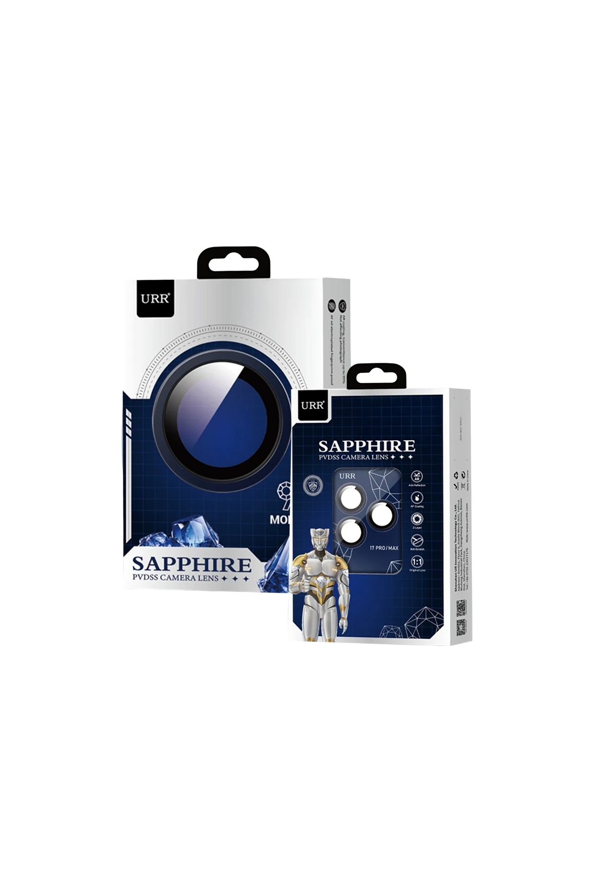 URR iPhone 17 Air Sapphire PVDSS Kamera Lens Koruyucu