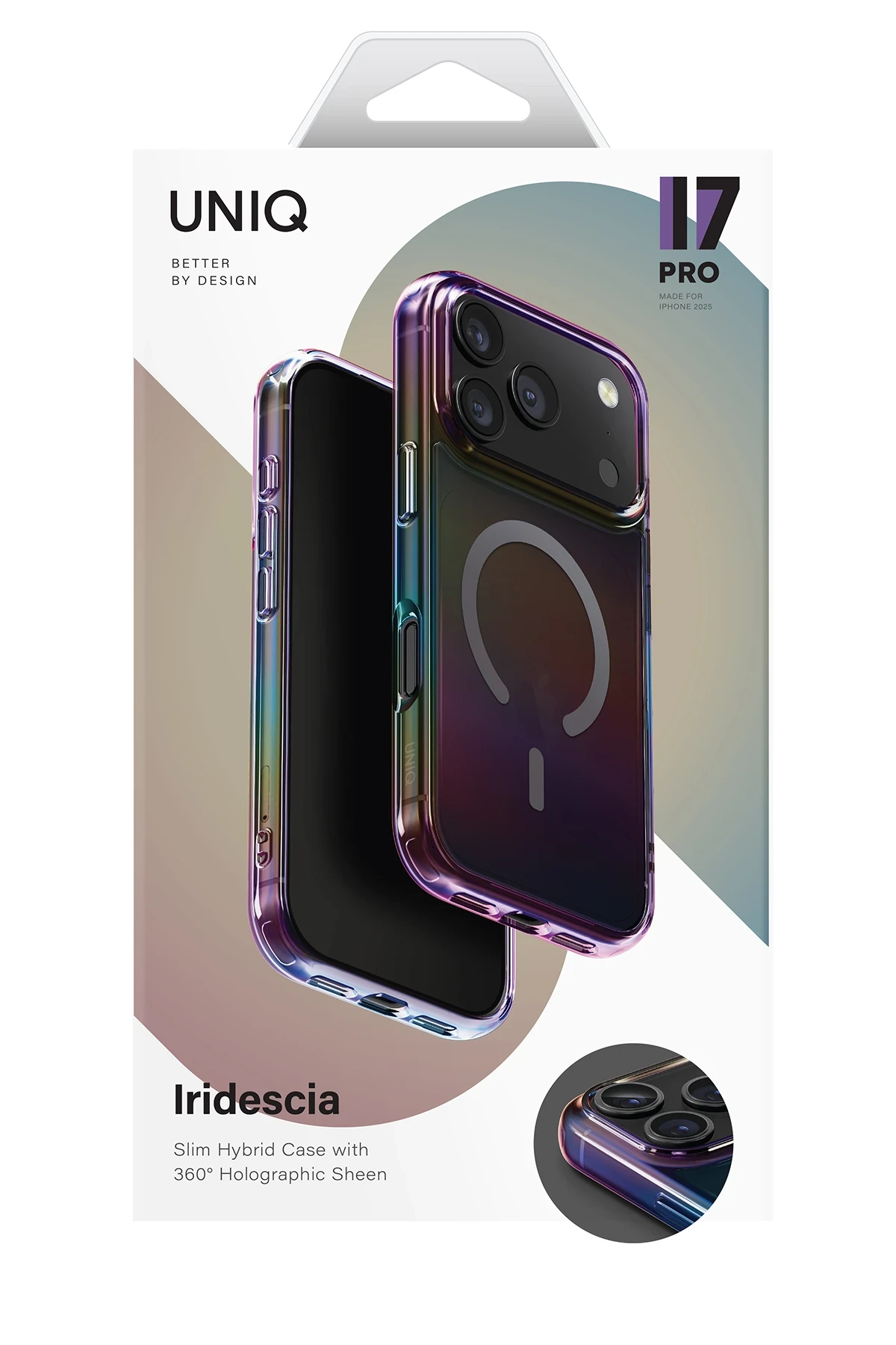 UNIQ iPhone 17 Pro Iridescia Magsafe Kılıf