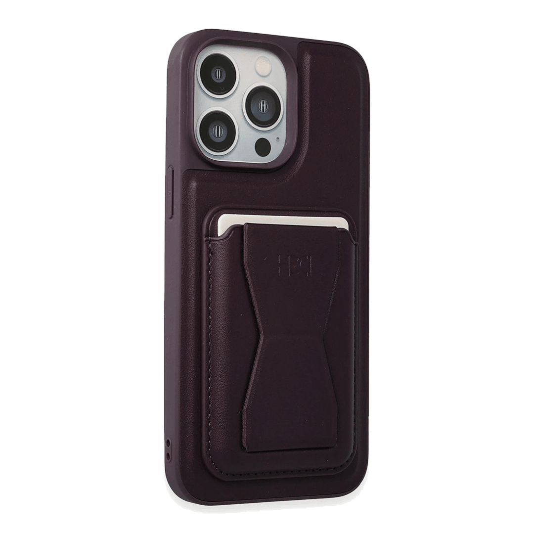 HDD iPhone 14 Pro Max HD Deri Luxury Magnet Kartvizitli Kılıf