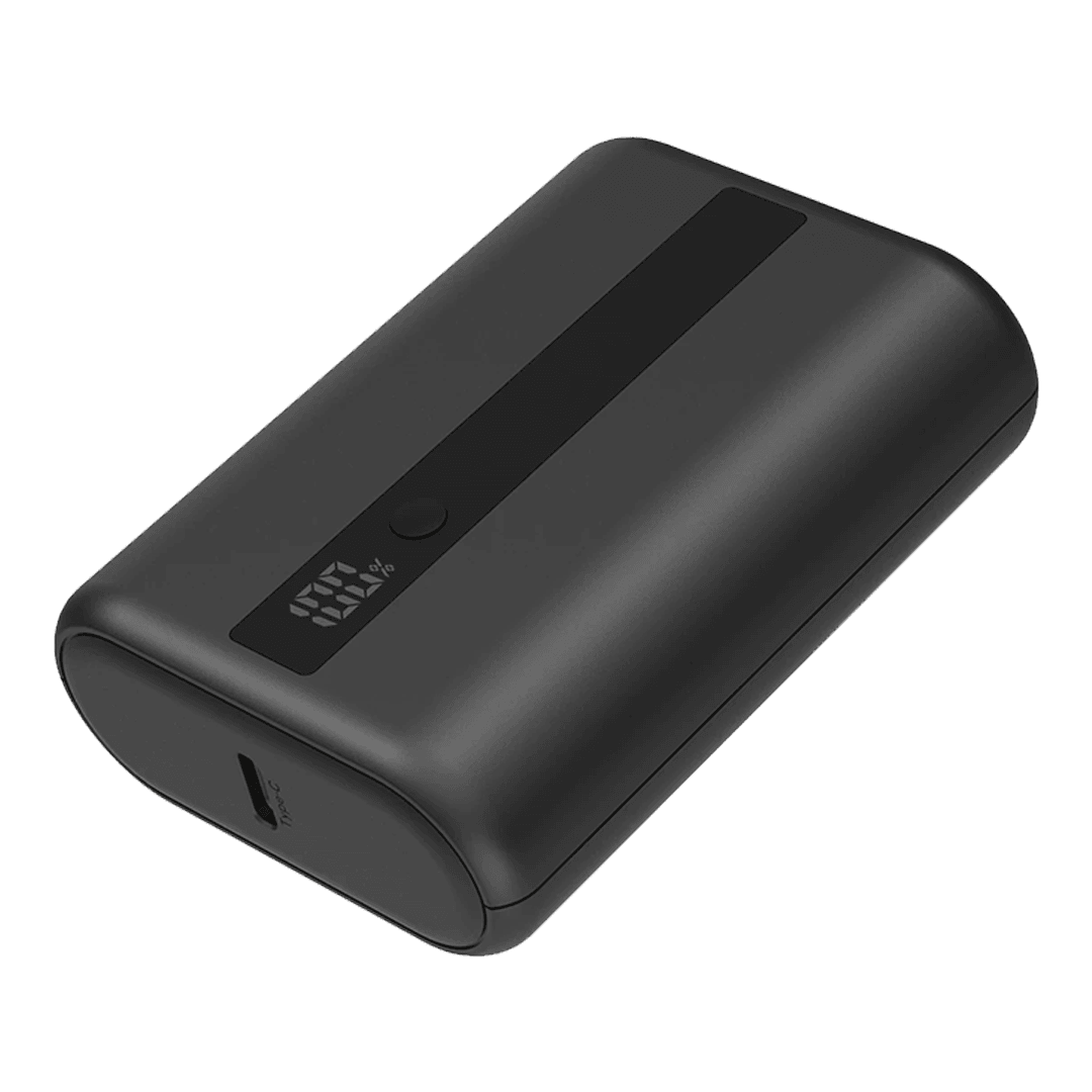 ENERGEA ComPac Mini 3 10.000 mAh Dijital Göstergeli 20W Type-C ve 18W USB Çıkışlı PD Hızlı Şarj Powerbank - Koyu Gri