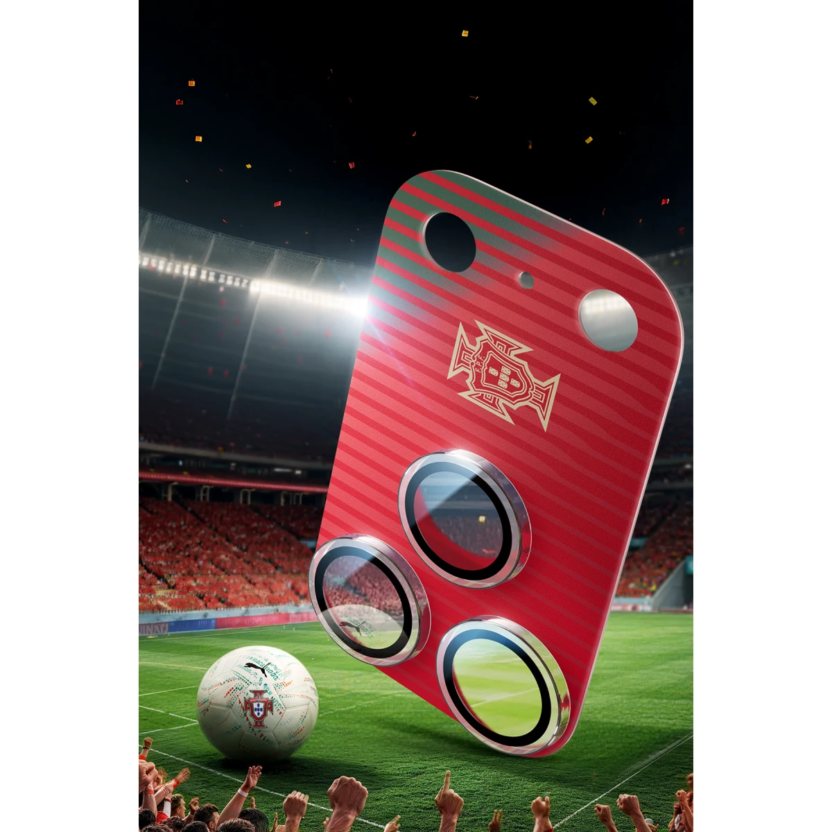 Torras Camera Lens Protector TORRAS iPhone 17 Pro Max Camera Go World Cup Serisi Kamera Lens Koruyucu
