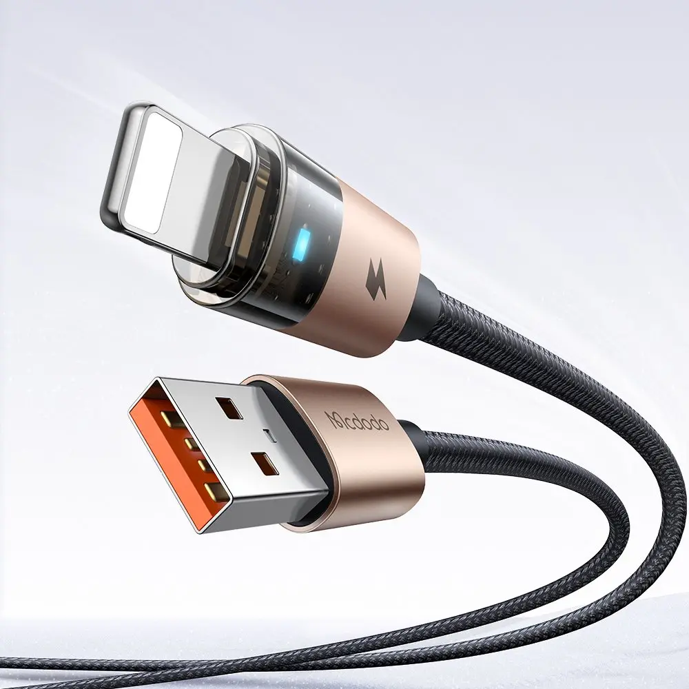 MCDODO CA-6911 USB-A to Lightning Şeffaf Kablo 1.2 m