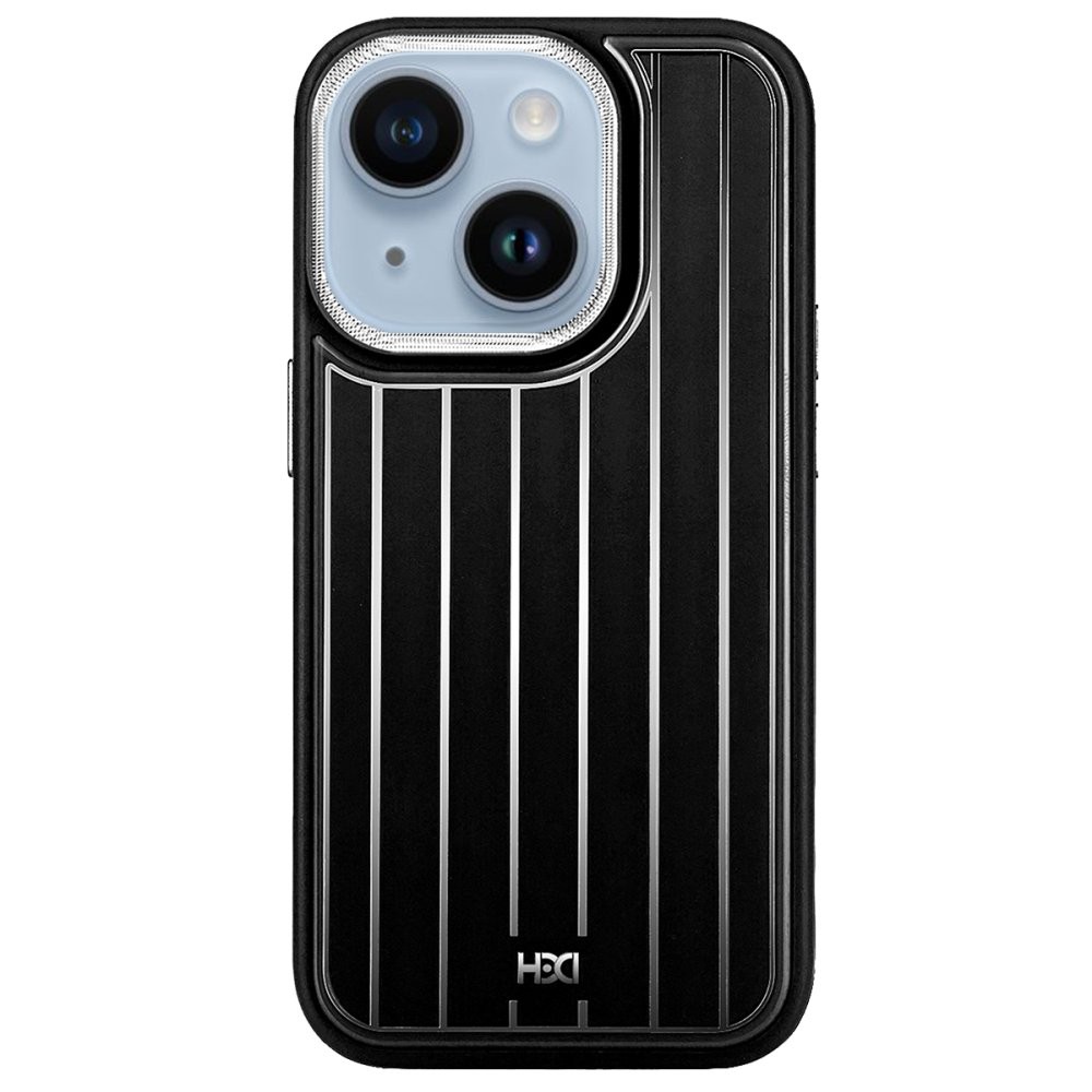 HDD iPhone 14 Kılıf HBC-190 Kolaj Kılıf - Siyah