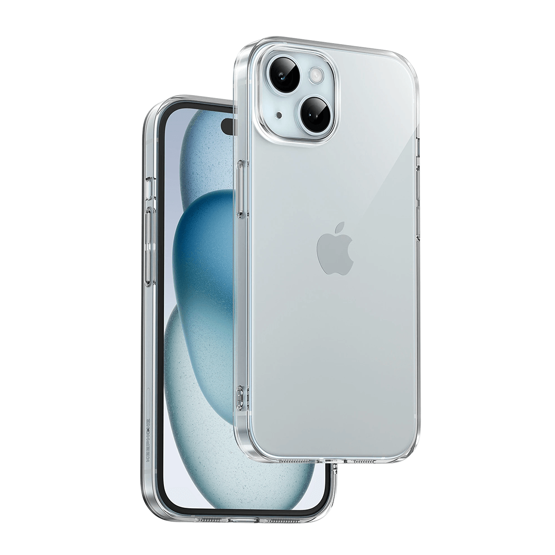 KEEPHONE iPhone 15 X-Crystal Slim Kılıf - Şeffaf