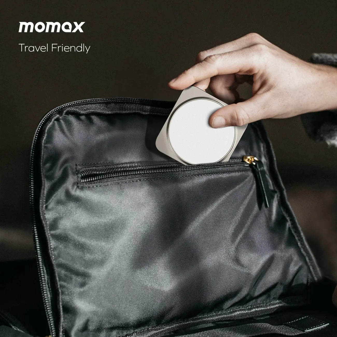 MOMAX UD31 Q2.Mag 3-in-1 Katlanır Qi2 15W Manyetik Kablosuz Şarj Standı - Titanyum