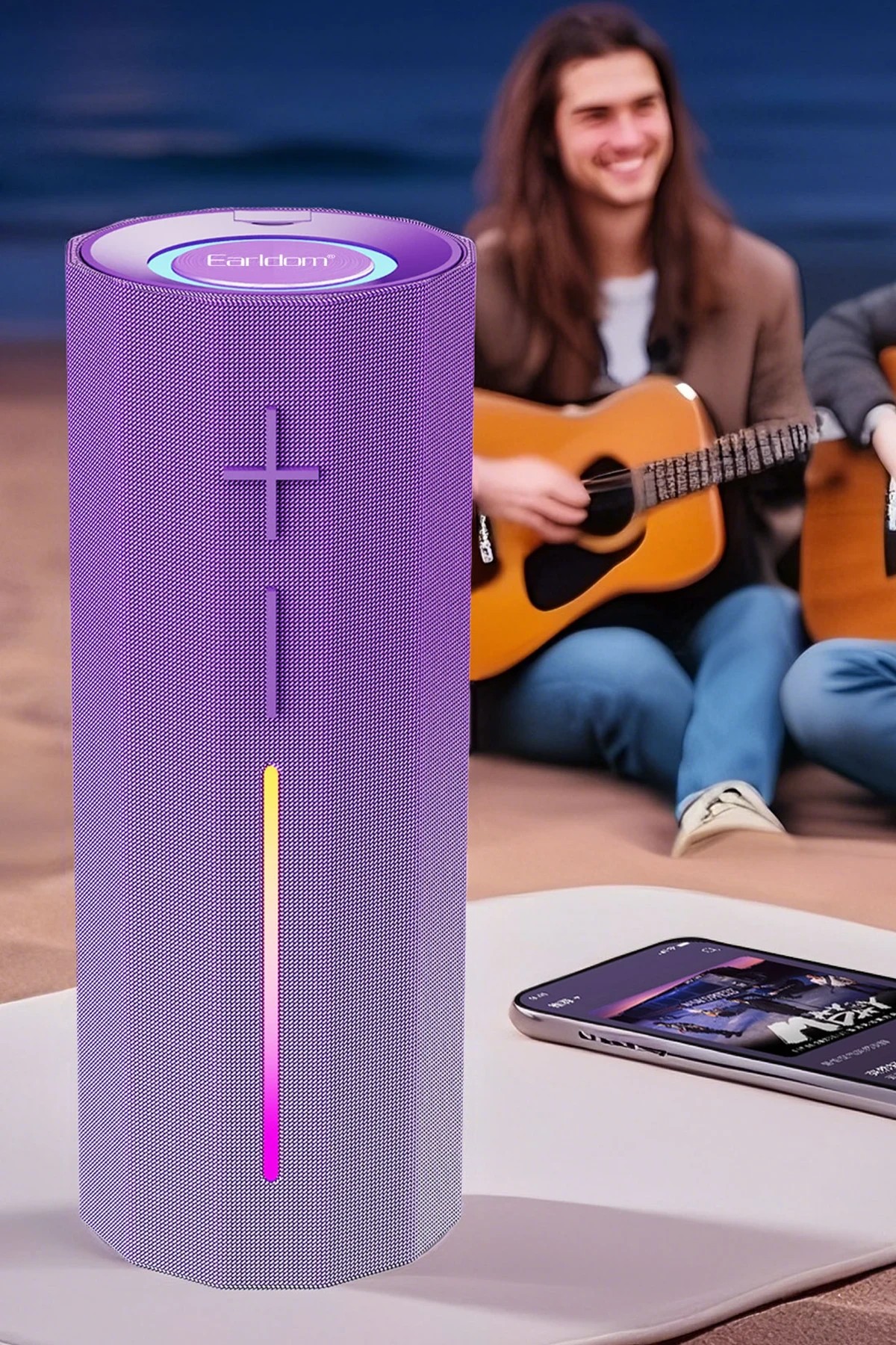 EARLDOM A39 RGB Işıklı Süper Bass BT 5.3 Kablosuz Hoparlör