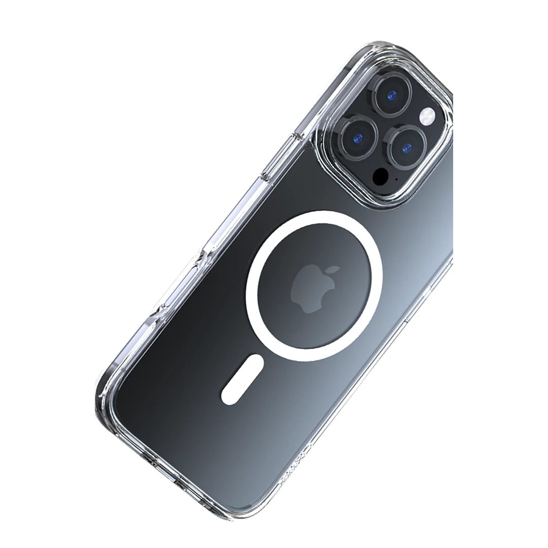TORRAS iPhone 16 Pro Diamond Clear Magsafe Kılıf - Şeffaf