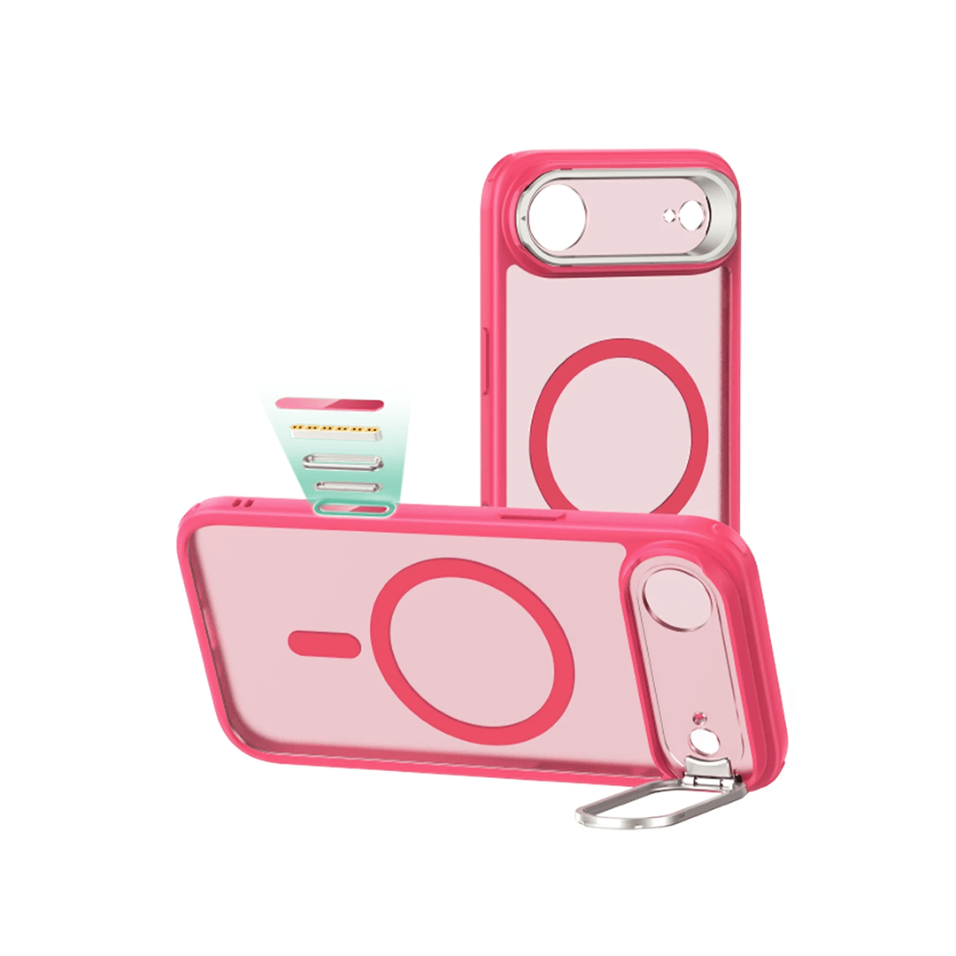 ESR iPhone 17 Air Classic Hybrid Magsafe Stantlı Kılıf - Pembe