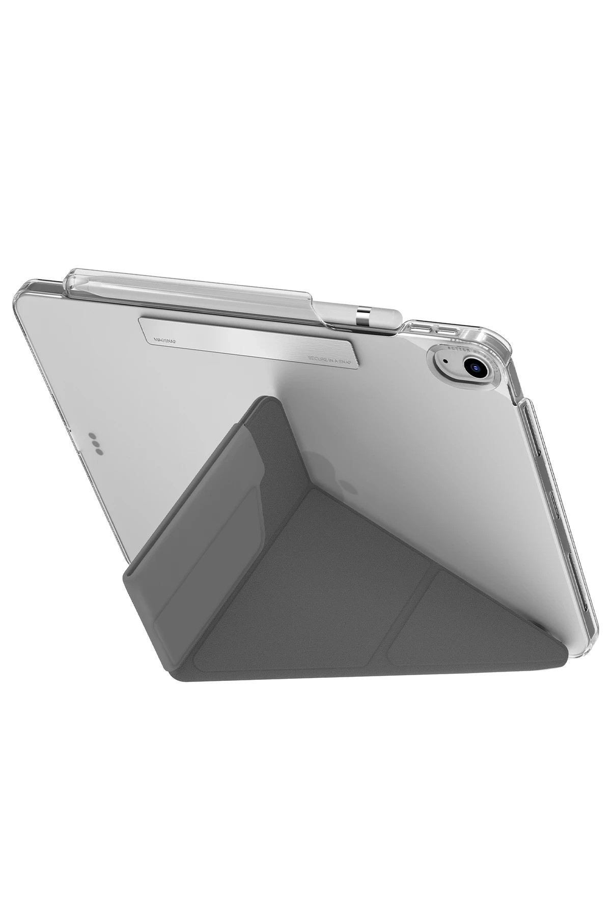 UNIQ iPad 2025 10.9 (10. Nesil) Camden Katlanabilir Tablet Kılıfı - Gri