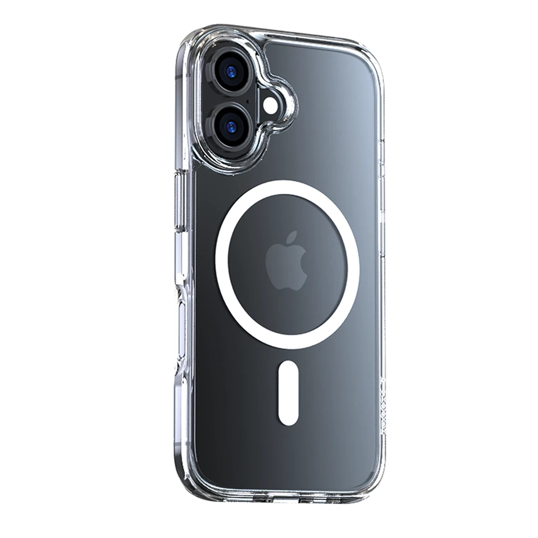 TORRAS iPhone 16 Diamond Clear Magsafe Kılıf - Şeffaf