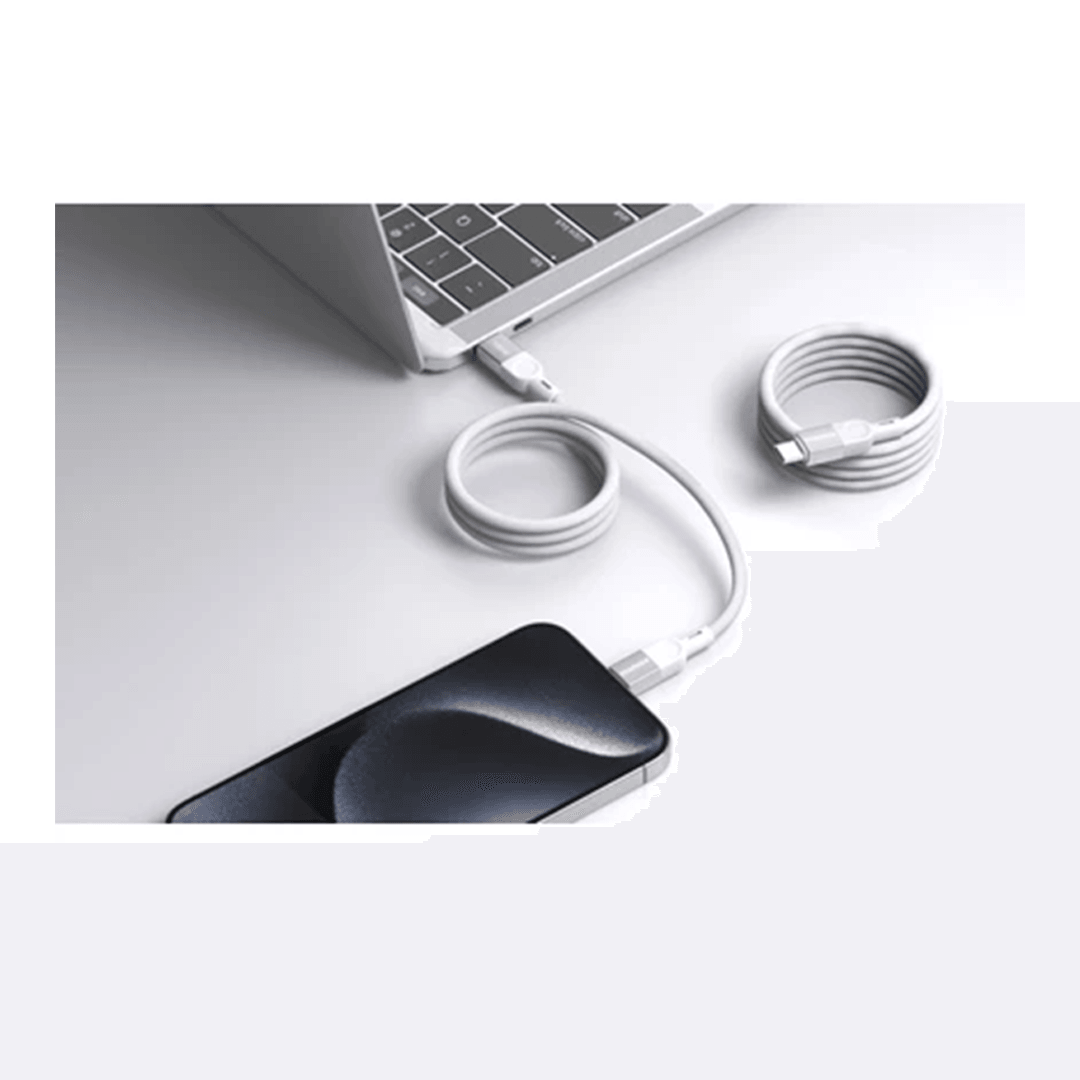 MOMAX DC35 Mag Link USB-C to USB-C 100W USB 2.0 Magnetic Cable 1 m