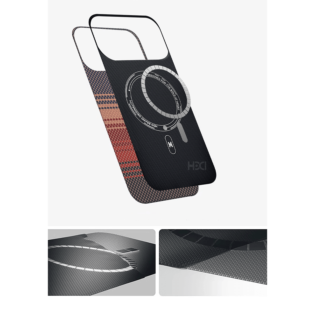 HDD iPhone 17 Pro HBC-377 Kevlar Slim Magsafe Kılıf