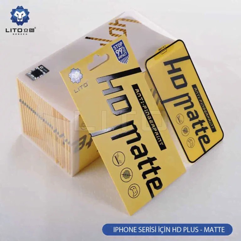 LITO HD Plus Mat Ekran Koruyucu iPhone 15 Pro