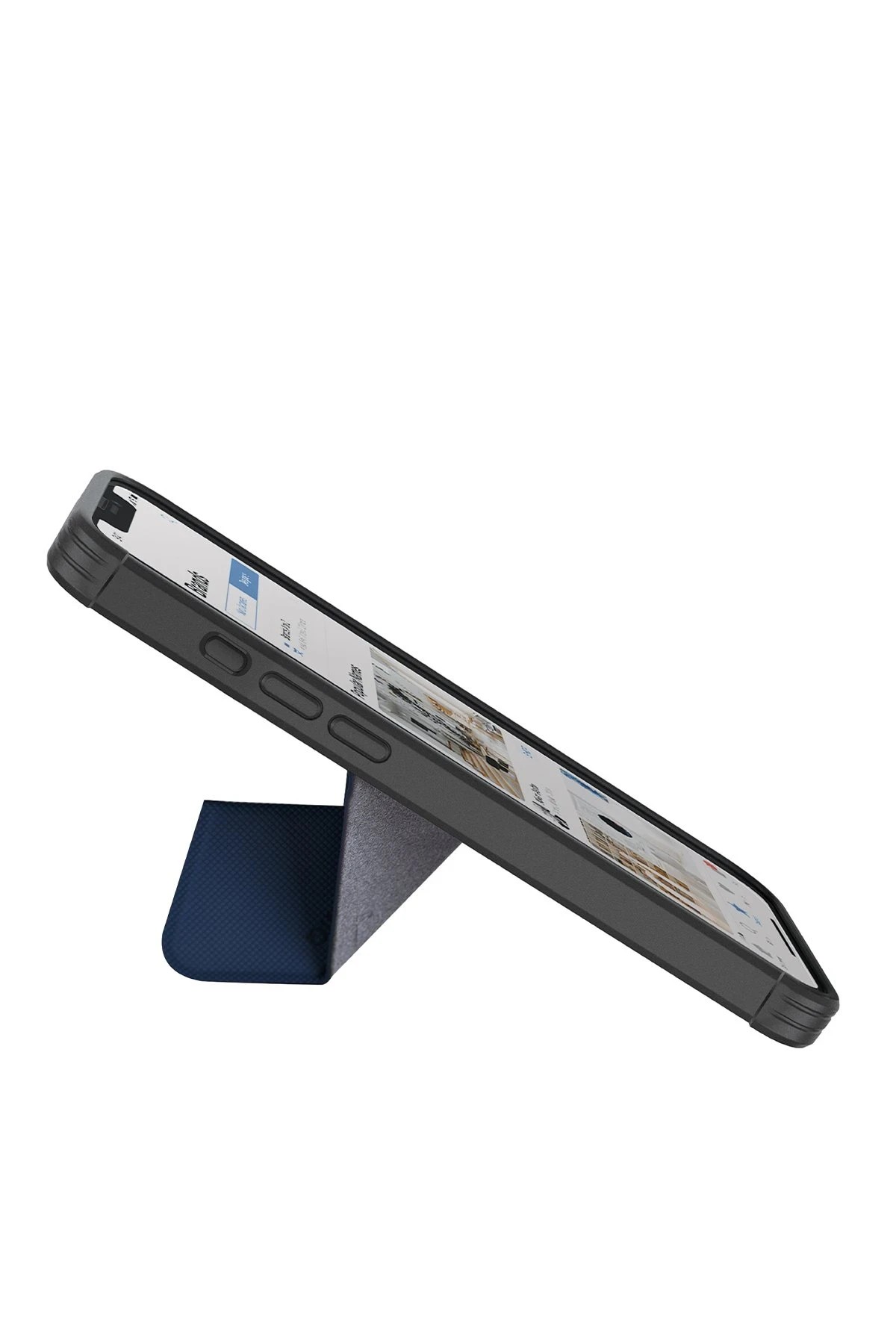 UNIQ iPhone 15 Pro Max Transforma Magsafe Stantlı Kılıf - Lacivert