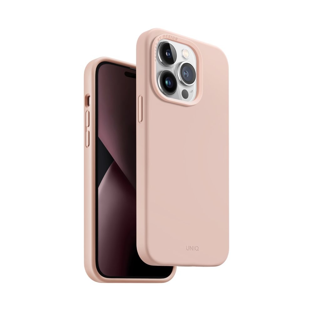 UNIQ iPhone 14 Pro Max Lino Hue Magsafe Kılıf - Toz Pembe
