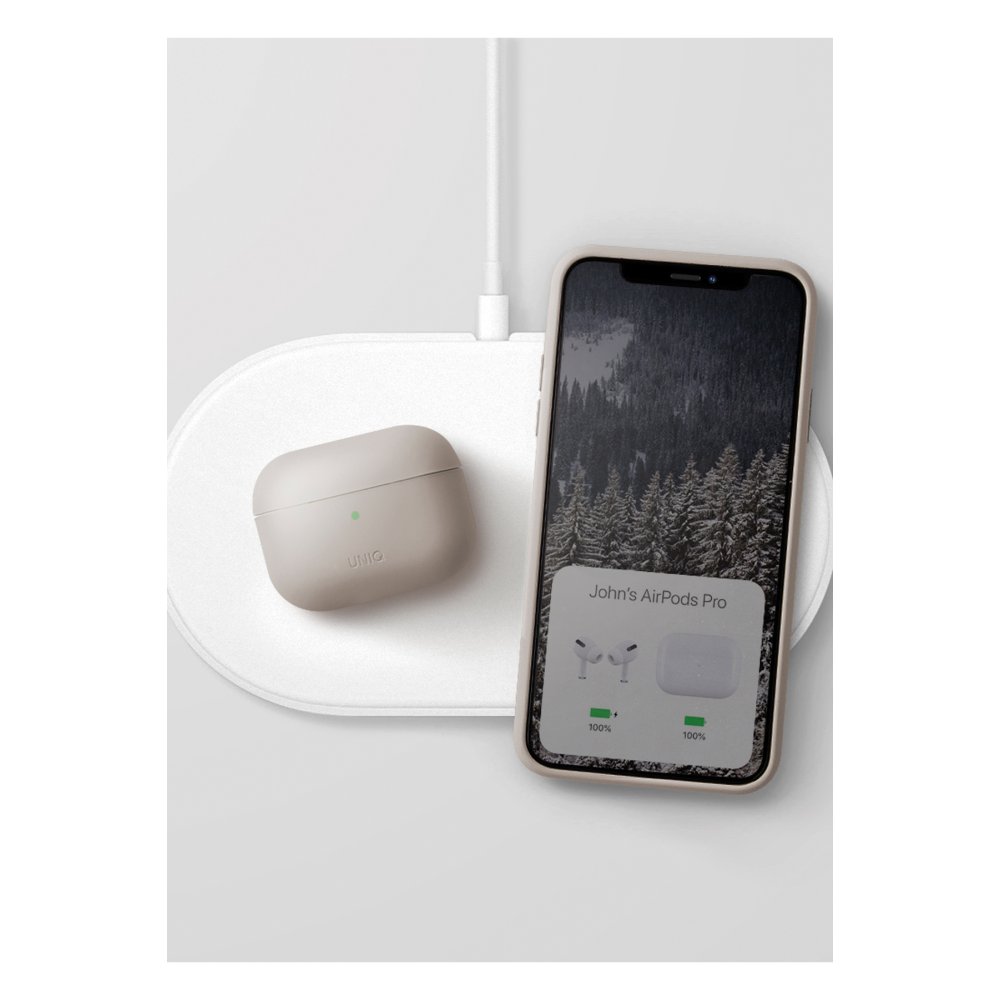 UNIQ Airpods Pro 2 (2. Nesil) Lino Silikon Kılıf