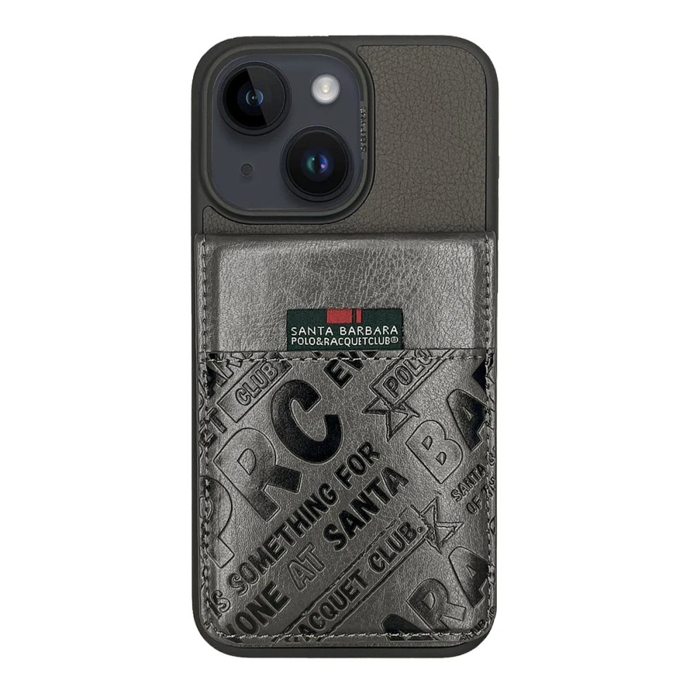 SBPRC iPhone 15 Hulda Kartvizitli Kılıf - Koyu Gri