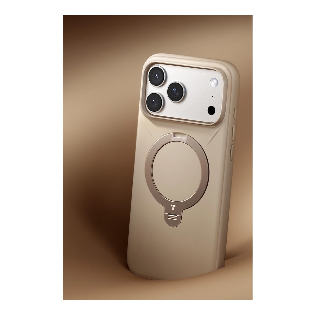 TORRAS iPhone 17 Pro Max O Stand Spin Silicone Serisi Magsafe Kılıf