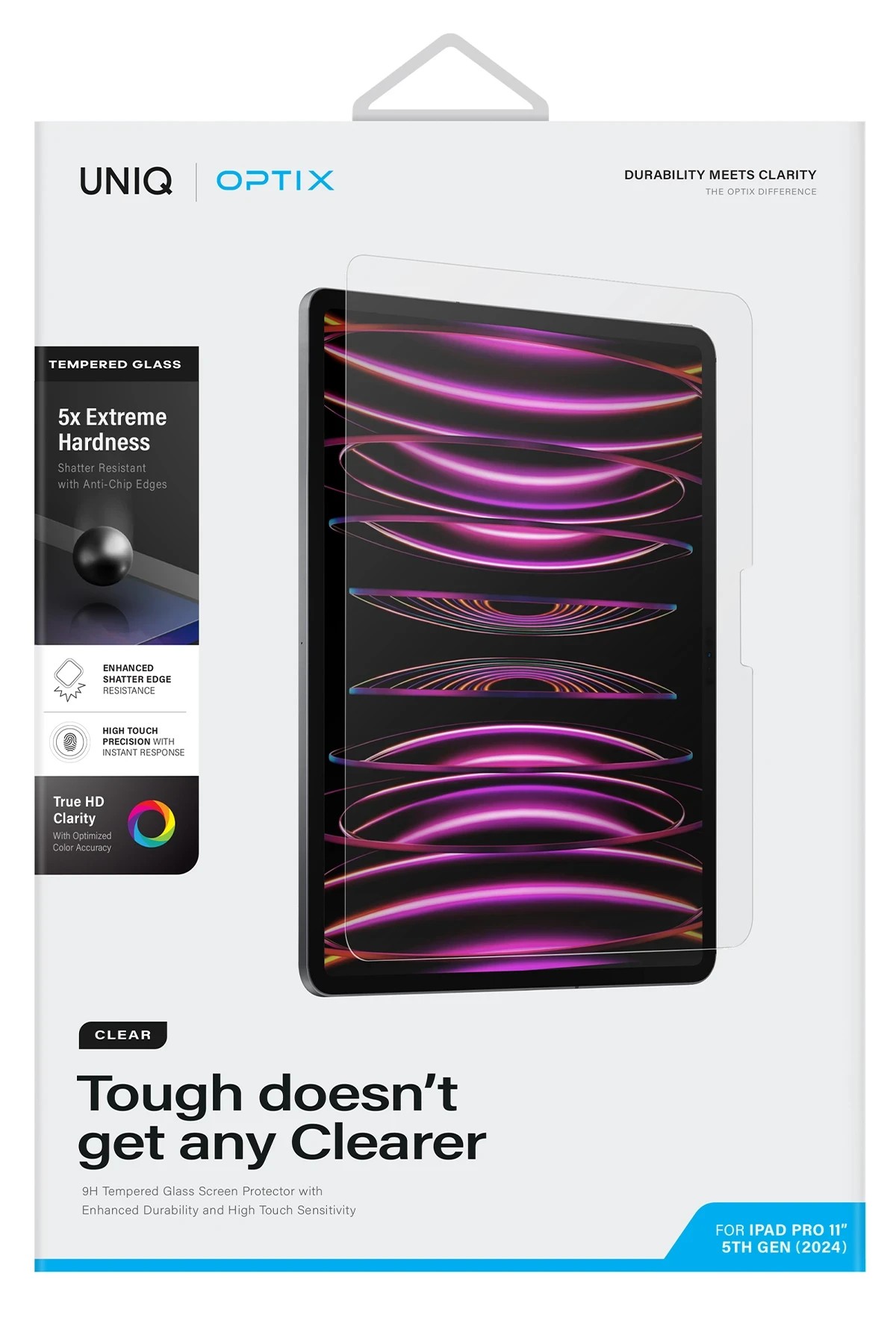 UNIQ iPad Pro 11 (2022) Optix Tablet Cam Ekran Koruyucu - Şeffaf