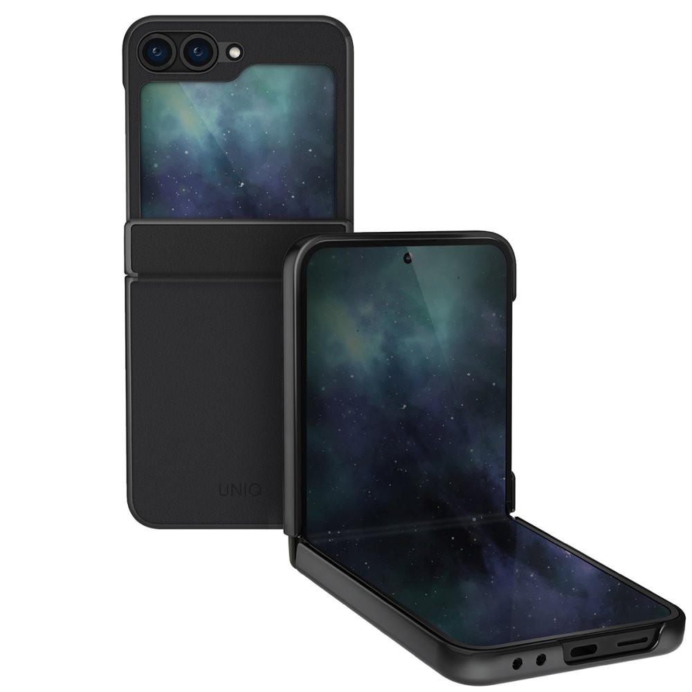 UNIQ Samsung Galaxy Z Flip 6 Ora Katlanabilir Deri Kılıf