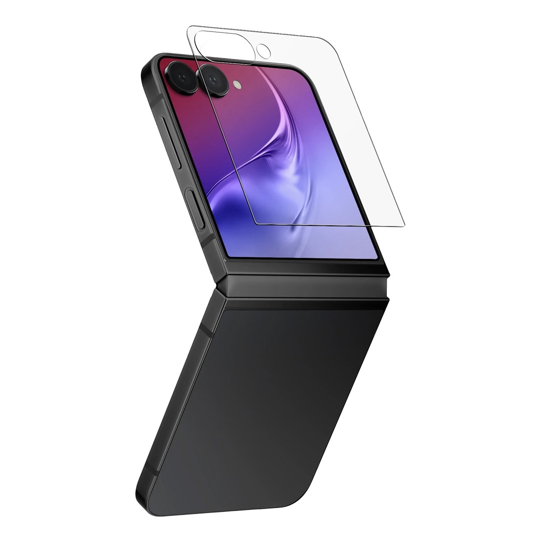 UNIQ Samsung Galaxy Z Flip 7 Optix Clear Cam Ekran Koruyucu - Şeffaf