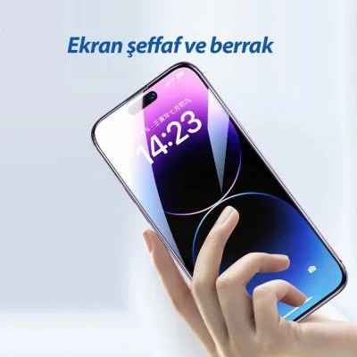 LITO D+ Pro Anti-Static Toz Filtreli Ekran Koruyucu iPhone 16 Plus
