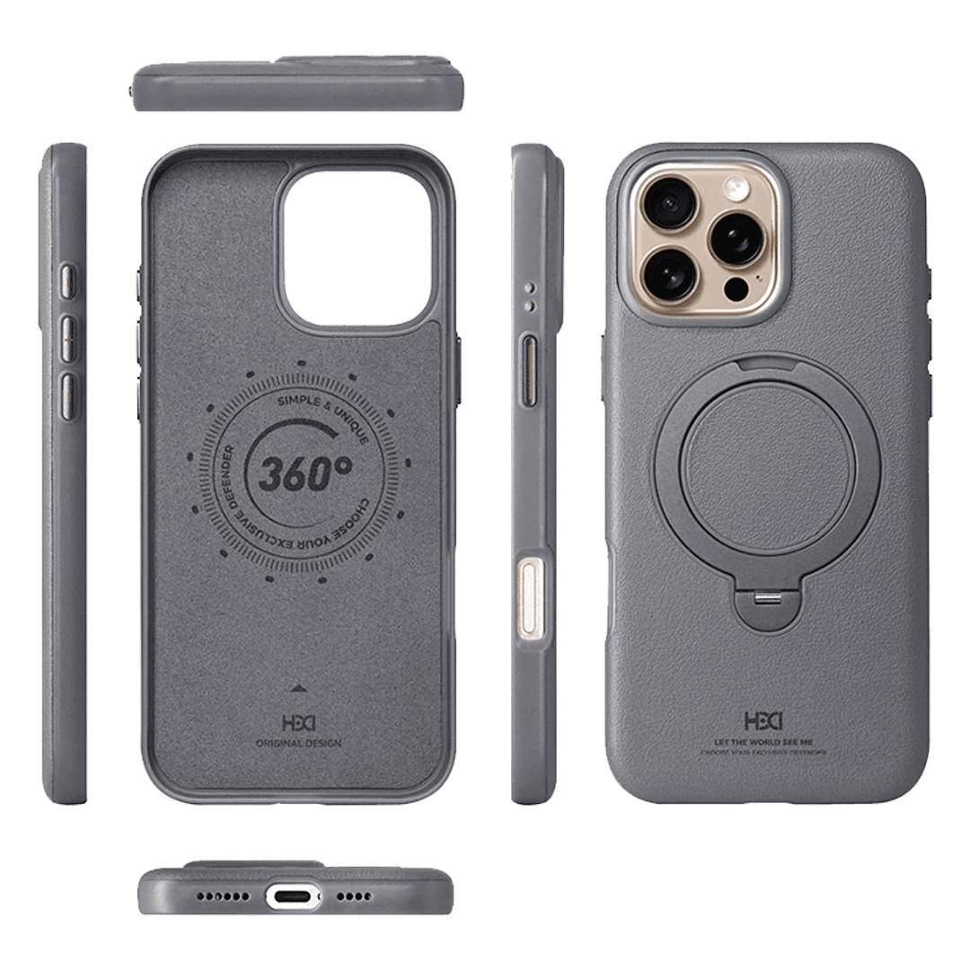 HDD iPhone 16 Vapor Deri Magsafe Stantlı Kılıf