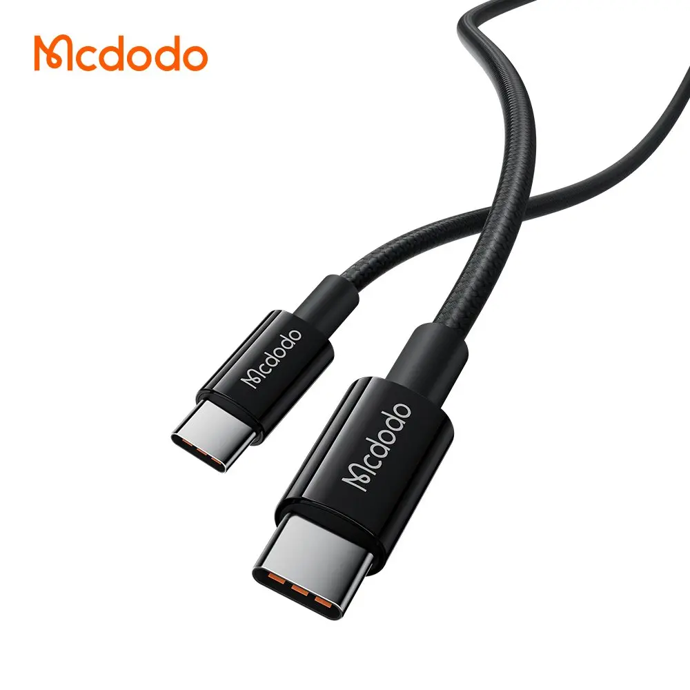MCDODO CA-2771 60W Type-C to Type-C Şarj Kablosu 1.2 m - Siyah