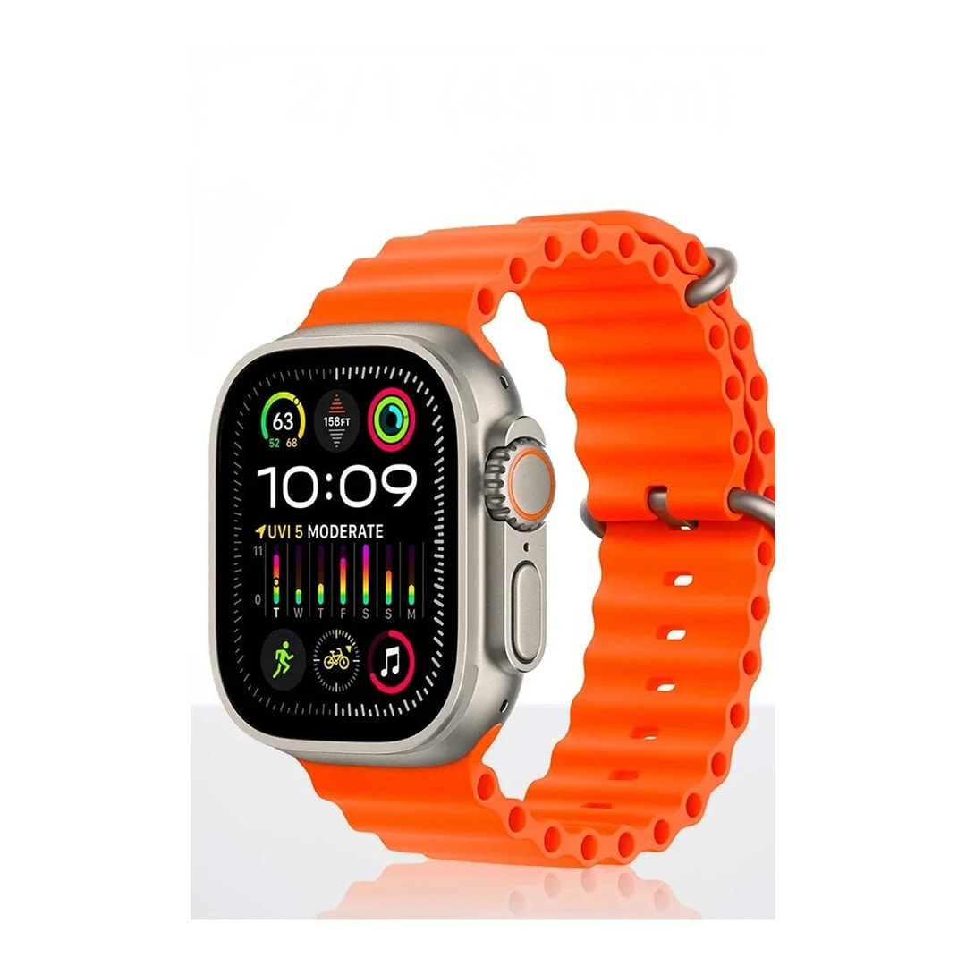 ESR Watch Ultra 2 49mm Armorite Protection Saat Kasa + 2 Adet Saat Cam Ekran Koruyucu Set - Titan Gri