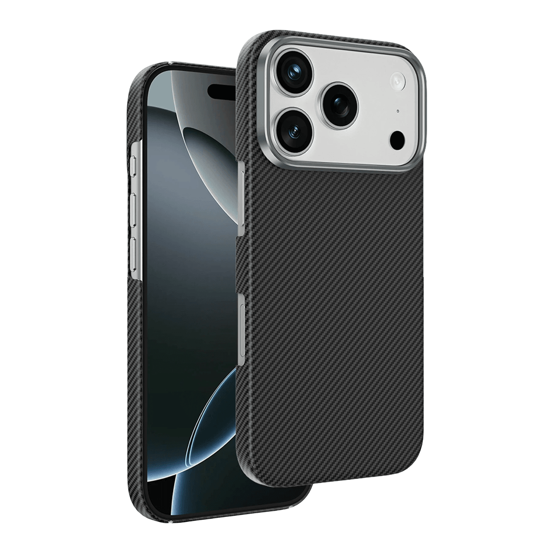KEEPHONE iPhone 17 Pro Max Kevlar Sweden Magsafe Kılıf - Siyah