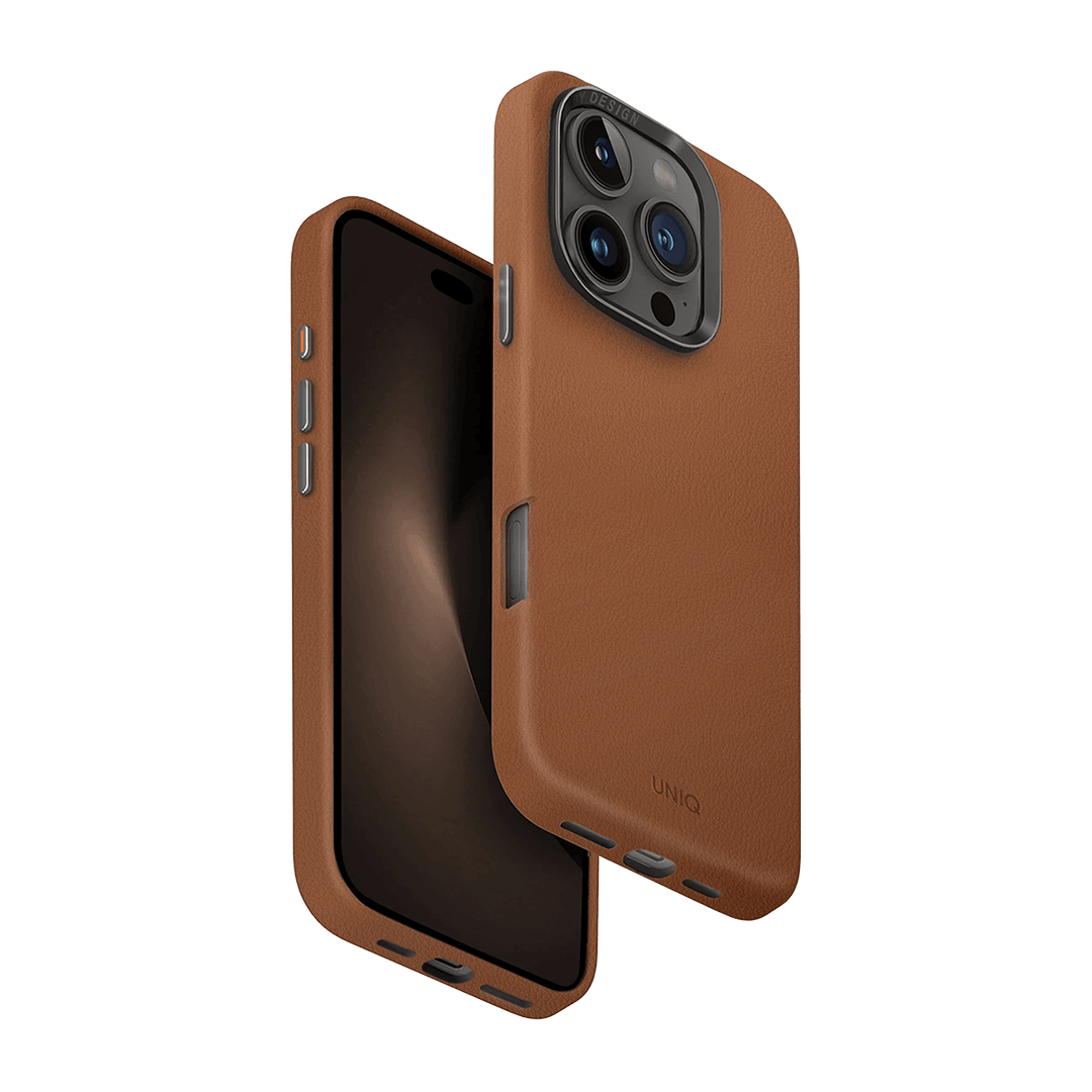 UNIQ iPhone 16 Pro Lyden Magsafe Deri Kılıf