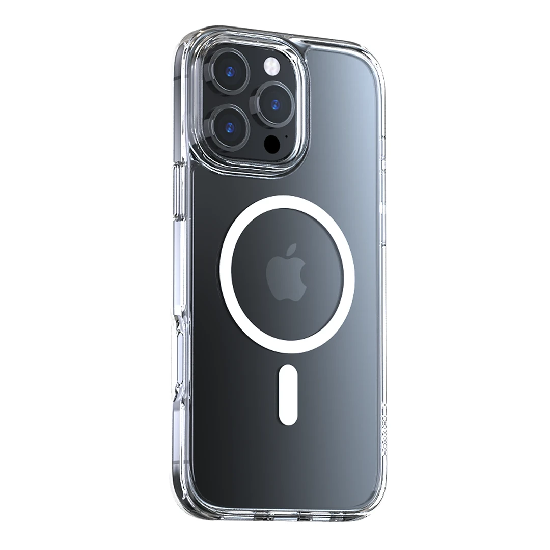 TORRAS iPhone 16 Pro Diamond Clear Magsafe Kılıf - Şeffaf