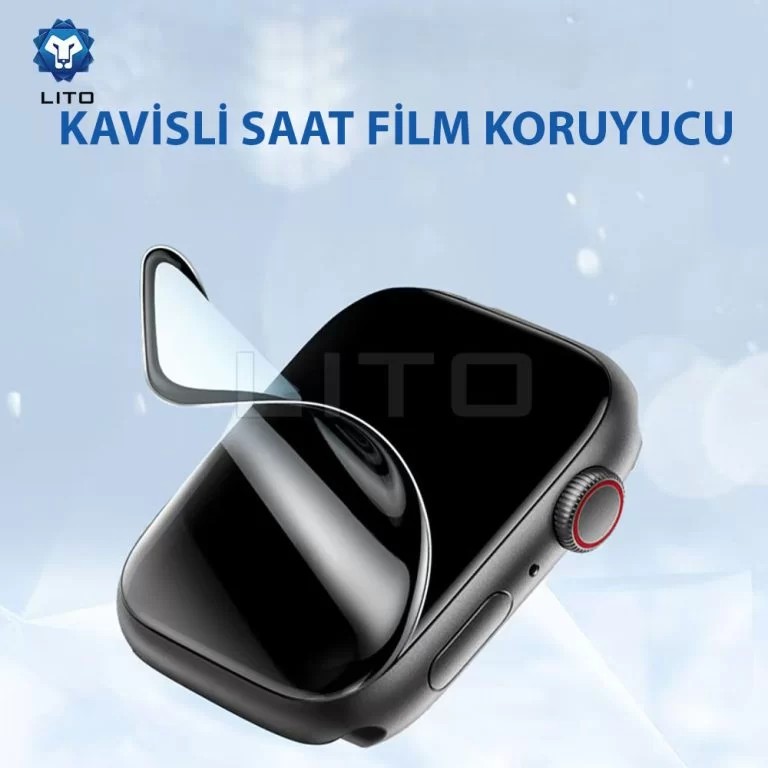 LITO Full Yapışkanlı S10 46 mm Apple Watch Ekran Koruyucu