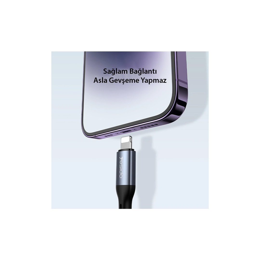 YESIDO YAU38 Type-C to Aux Dönüştürücü - Siyah