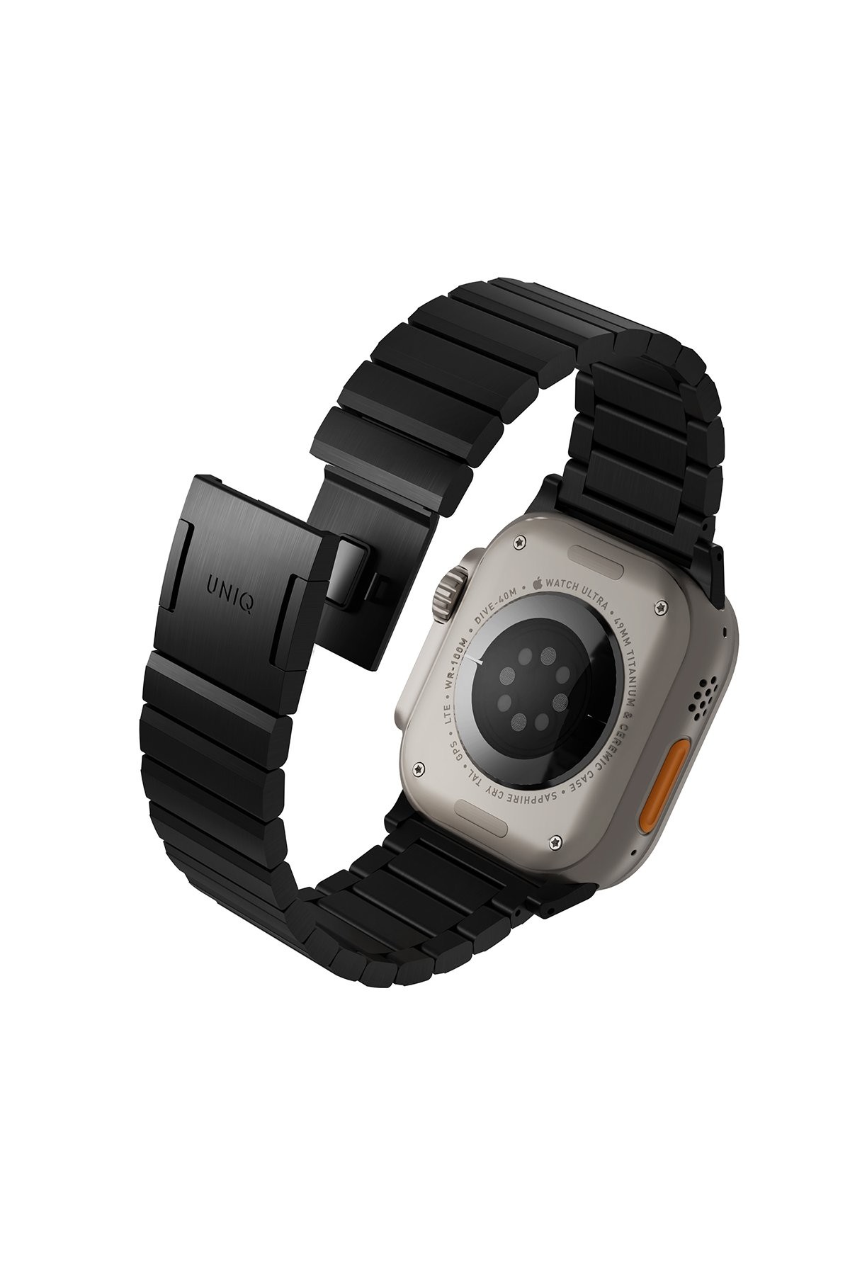 UNIQ Watch 46 mm Strova Mag Çelik Kordon - Siyah