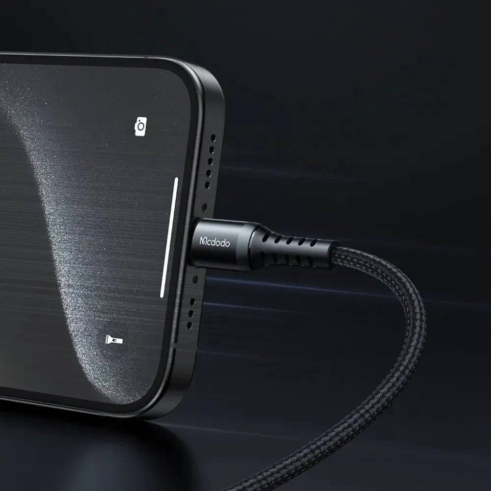 MCDODO CA-5643 60W 3A USB-C TO USB-C Şarj ve Data Kablosu 2 m - Siyah