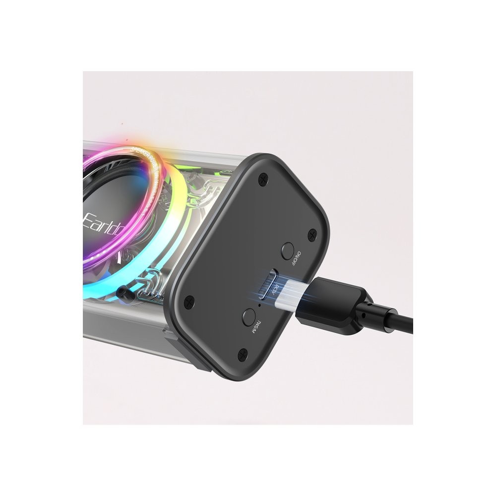 EARLDOM A31 RGB Işıklı Bluetooth 5.1 Kablosuz Hoparlör - Beyaz