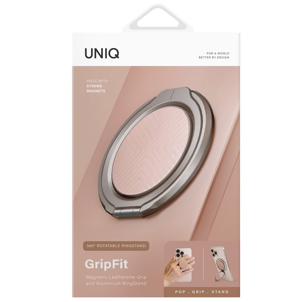 UNIQ GripFit Classic 360 Manyetik Magsafe Kickstand Yüzük