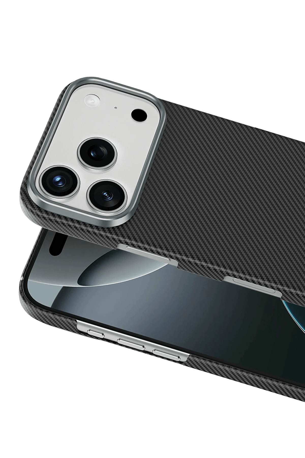 KEEPHONE iPhone 17 Pro Max Kevlar Sweden Magsafe Kılıf - Siyah